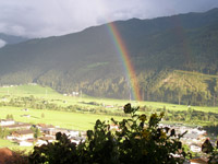 Blick auf die Berge