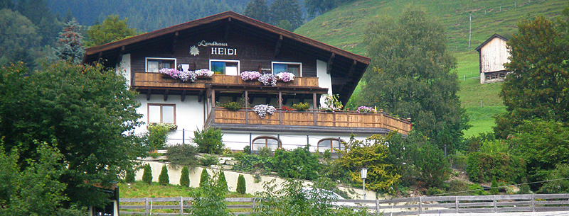 Landhaus mit Blick auf den Nationalpark hohe Tauern